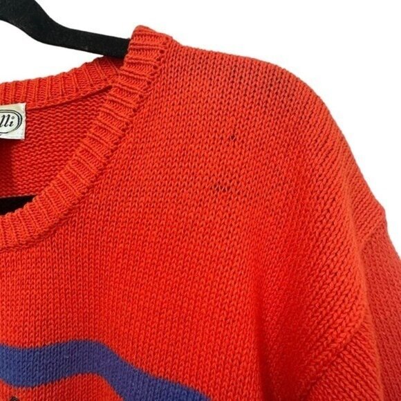 P'Galli Designers Women's S Vintage Golf Club Sweater Knit Argyle Diamond Retro - Picture 7 of 8